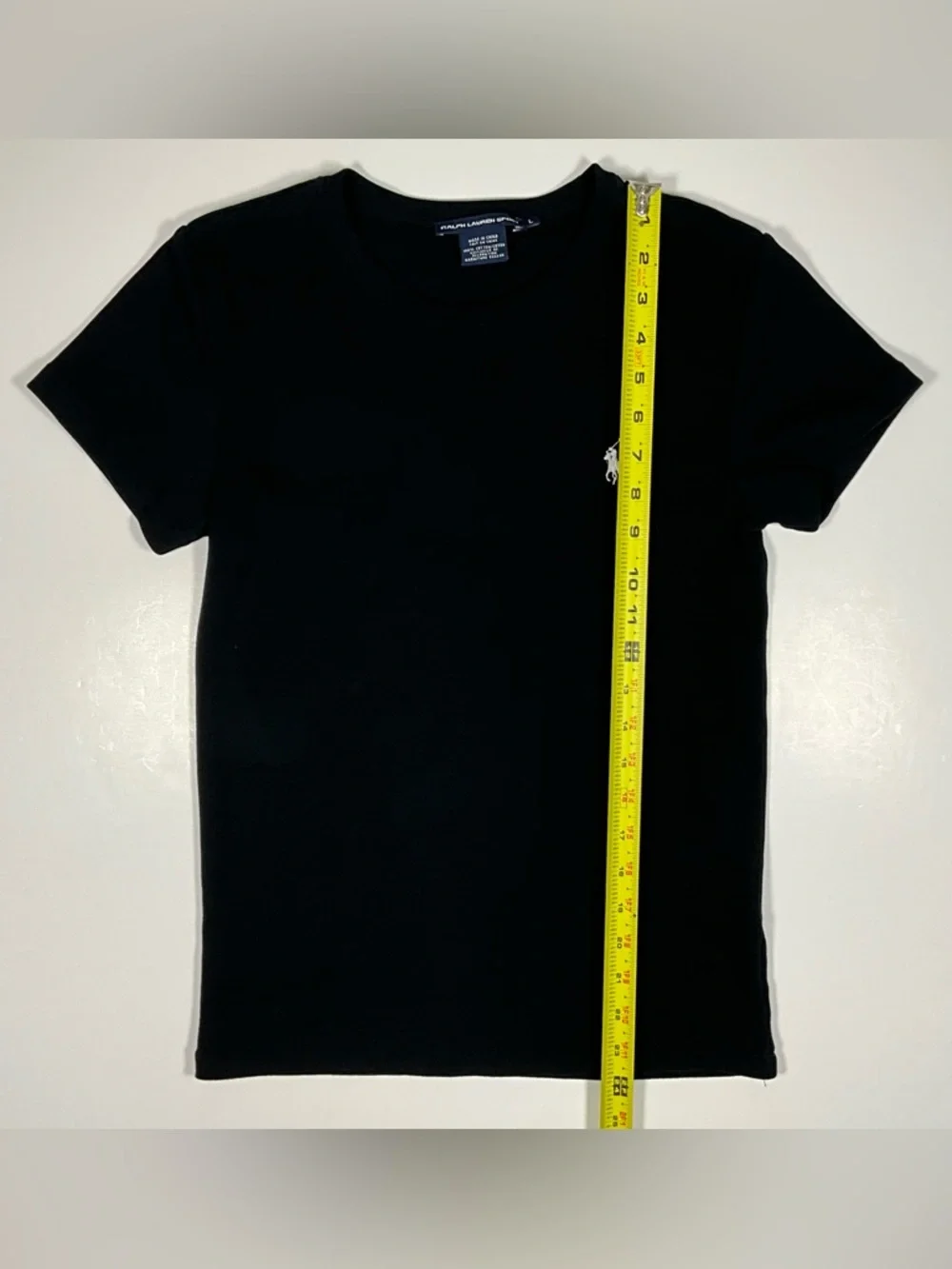 Ralph Lauren Sport Crew Neck‎ Tee Size Large Black